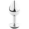SECRETPLAY Analplug – Aluminium, Schwarz, Grösse M