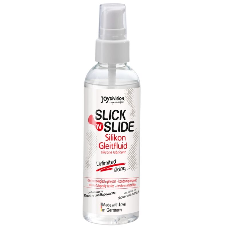 JOYDIVISION Slick'n'Slide – Flüssiges Silikon-Gleitmittel, 100 ml
