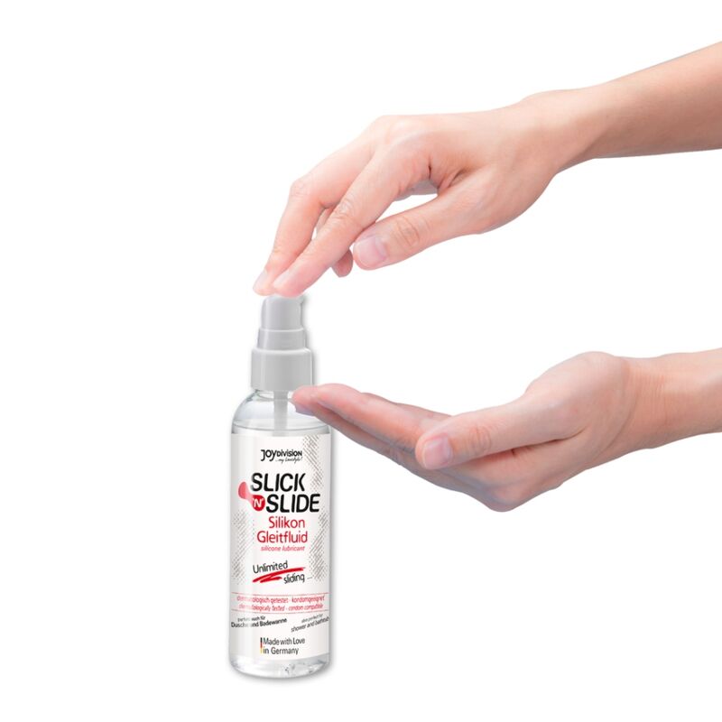 JOYDIVISION Slick'n'Slide – Flüssiges Silikon-Gleitmittel, 100 ml