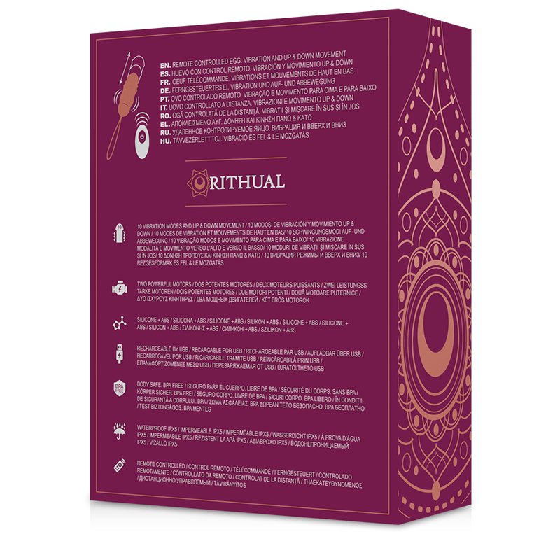 RITHUAL Reva Egg – Télécommande Up&down + vibration