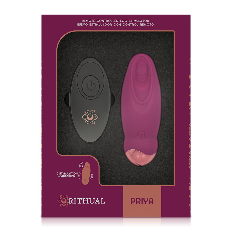 RITHUAL Priya Egg – Télécommande g-spot + vibration