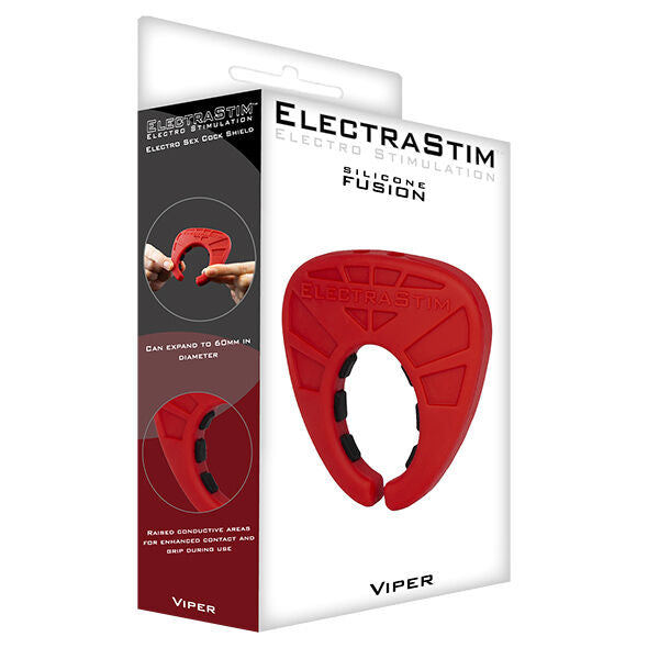ELECTRASTIM – Silicone Fusion Viper Elektro-Penisring