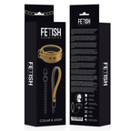 FETISH SUBMISSIVE ORIGIN – Handschellen- und Halsband-Set mit Metallkette