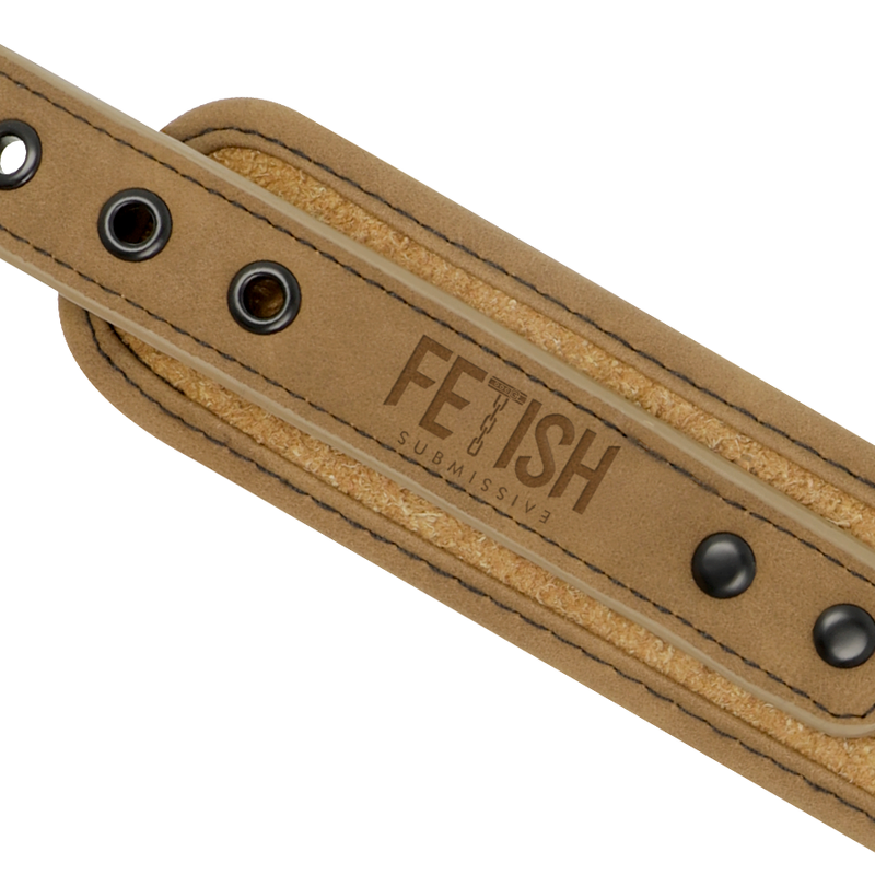 FETISH SUBMISSIVE ORIGIN – Handschellen- und Halsband-Set mit Metallkette