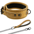 FETISH SUBMISSIVE ORIGIN – Handschellen- und Halsband-Set mit Metallkette