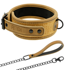 FETISH SUBMISSIVE ORIGIN – Handschellen- und Halsband-Set mit Metallkette