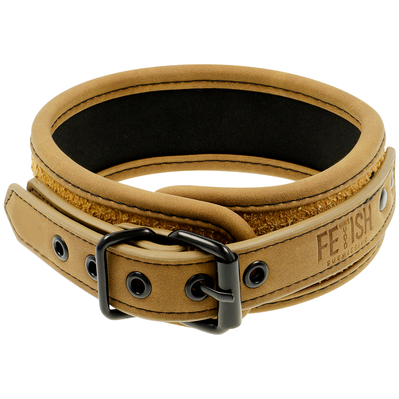 FETISH SUBMISSIVE ORIGIN – Handschellen- und Halsband-Set mit Metallkette