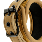 FETISH SUBMISSIVE ORIGEN – Vegan leather handcuffs with neoprene lining