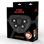 CYBER SILICOCK – ARNÊS DE CINTA CYBER COM 3 ANÉIS GRTIS