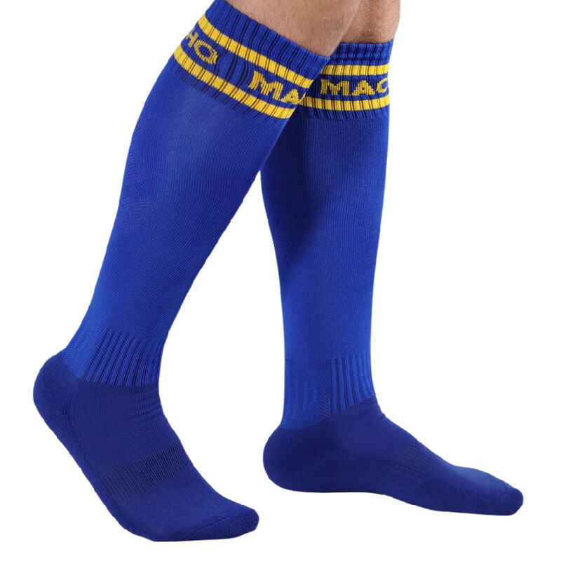 MACHO – CALZINO LUNGO TAGLIA UNICA BLU