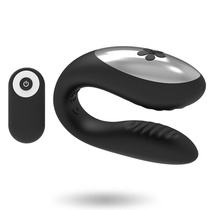 BRILLY GLAM We Love – Vibrator mit Fernbedienung für Paare, schwarz