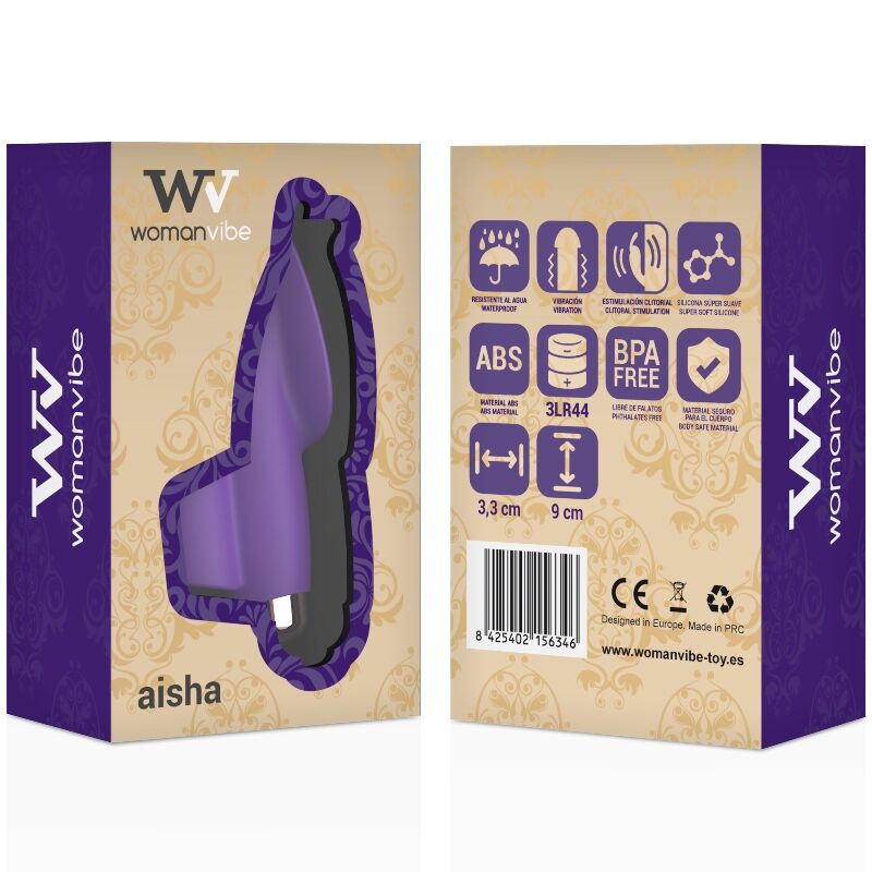 WOMANVIBE Aisha – Finger-Stimulator aus Silikon