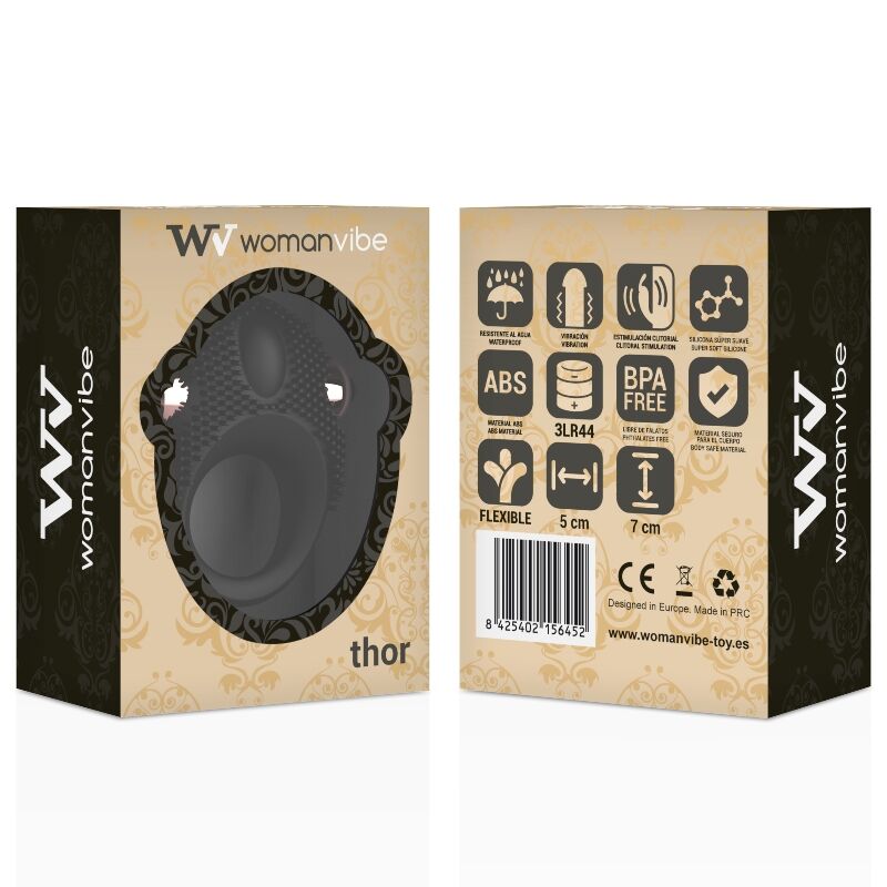 WOMANVIBE Thor – Vibrierender Silikon-Penisring