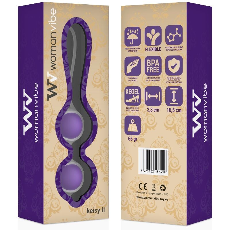 WOMANVIBE Keisy II – Balles en silicone vibe