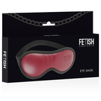 FETISH SUBMISSIVE DARK ROOM – MASCHERA VEGANA IN PELLE CON FODERA IN NEOPRENE