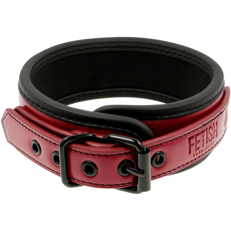 FETISH SUBMISSIVE DARK ROOM – Sklavenhalsband-Set mit Metallkette