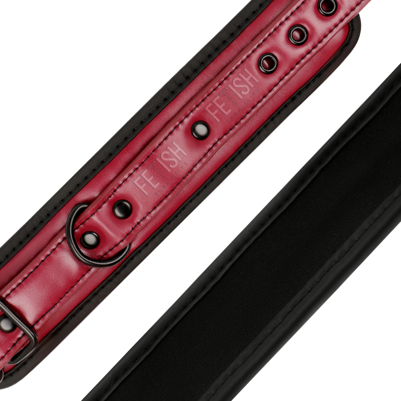 FETISH SUBMISSIVE DARK ROOM – MANETTE VEGAN IN PELLE CON FODERA IN NEOPRENE