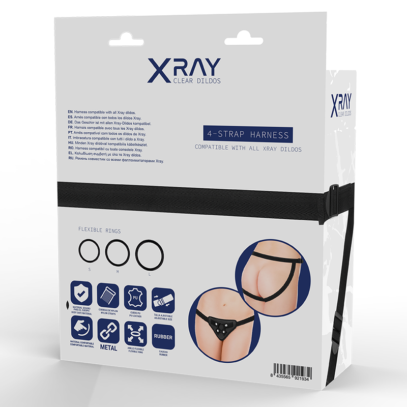 X RAY – IMBRAGATURA CON ANELLI IN SILICONE