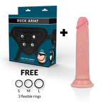 RockArmy – Geschirr-Sets mit Dildos aus Flüssigsilikon