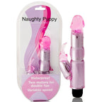 BAILE – Vibrateur avec stimulateur rose réglable