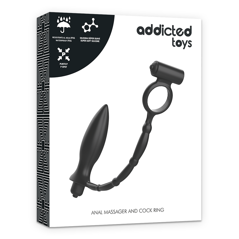 ADDICTED TOYS – Analplug mit Vibrationsring