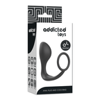 ADDICTED TOYS – Analplug mit schwarzem Silikonring