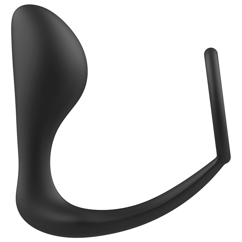 ADDICTED TOYS – Plug anale con anello in silicone nero