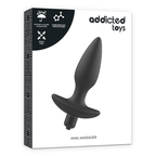ADDICTED TOYS – Massager plug anale con vibrazione nera