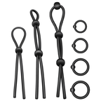 ADDICTED TOYS – Flexible silicone cock ring set 7 pieces